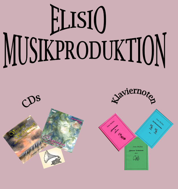 Musikproduktion, CDs, Klaviernoten